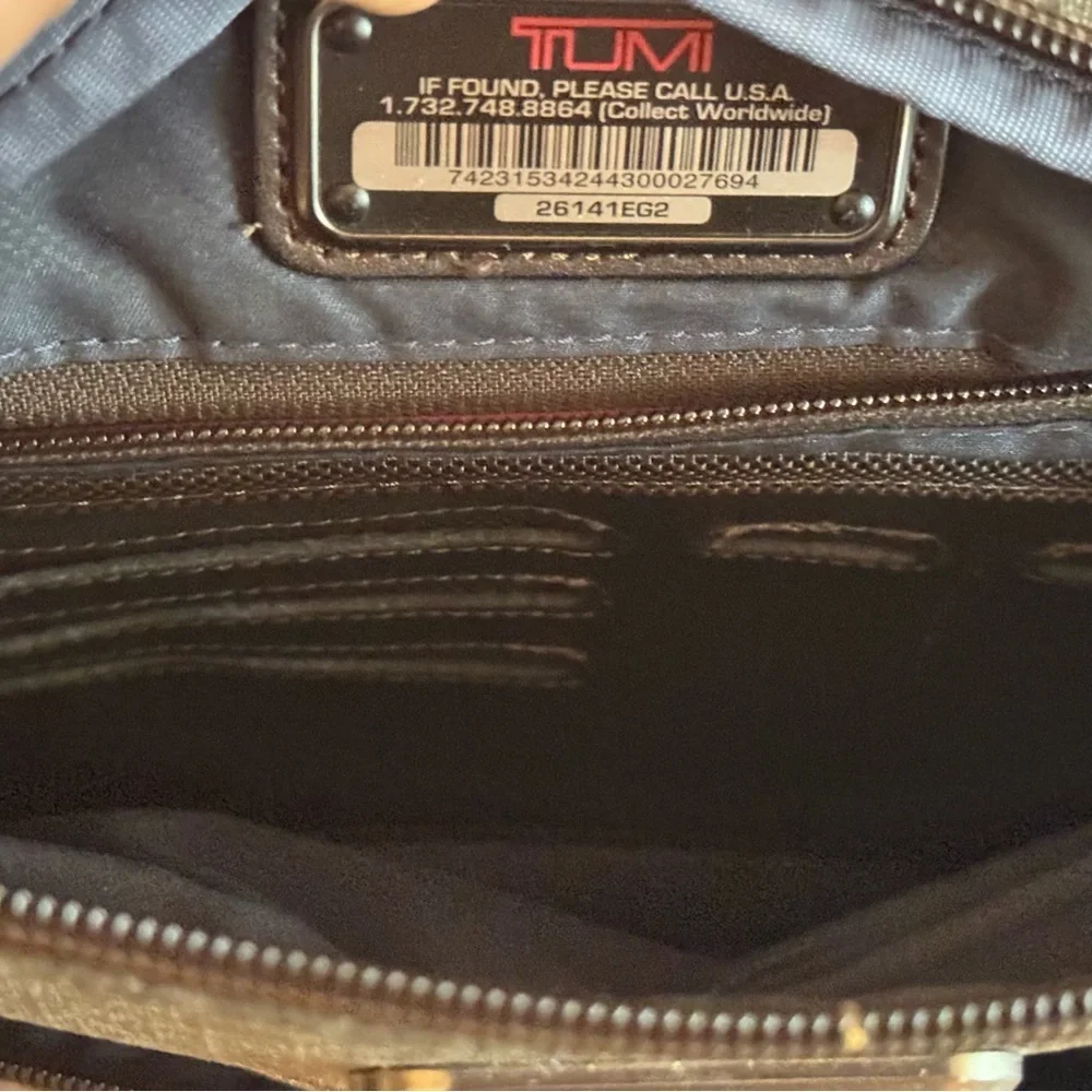 TUMI Alpha 2 Expandable Organizer Computer Brief Laptop Bag – Earl Grey